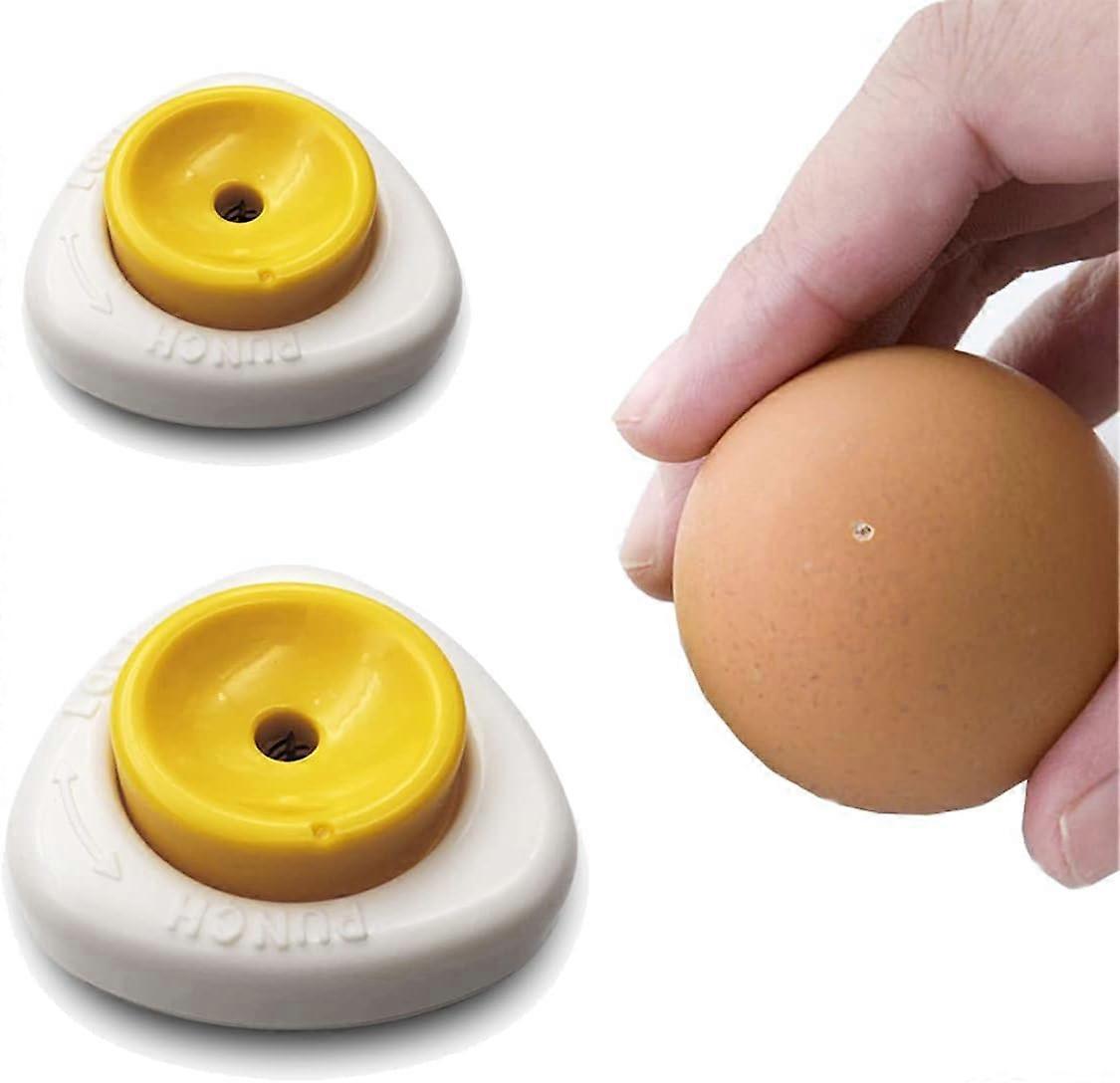 Simple and Easy Egg Hole Puncher Egg Piercer Egg Separators Egg Poacher Pan 2Pcs