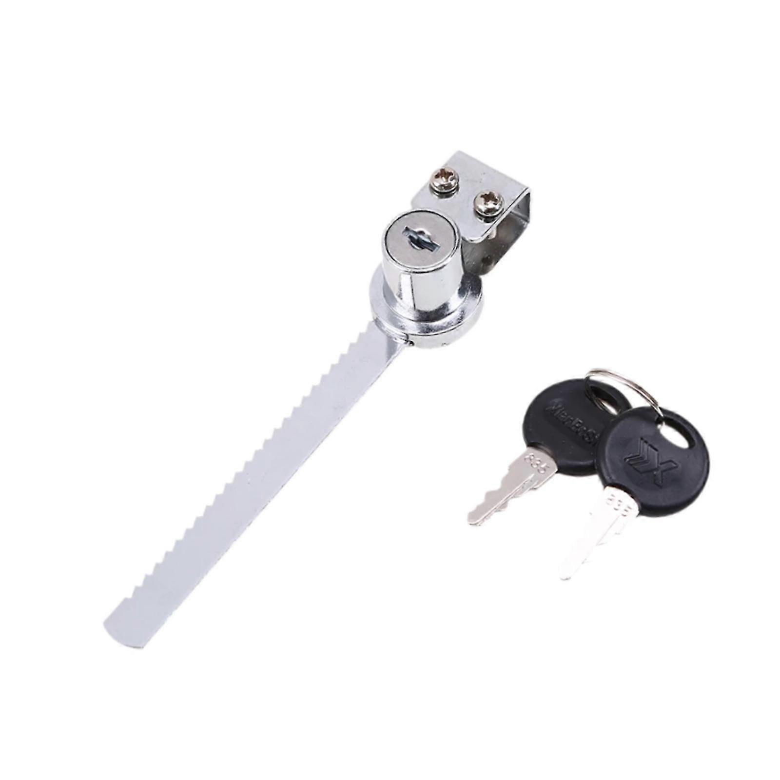 Retail Glass Display Case Lock for 2-6mm Thick Glass Accessory with Two Keys