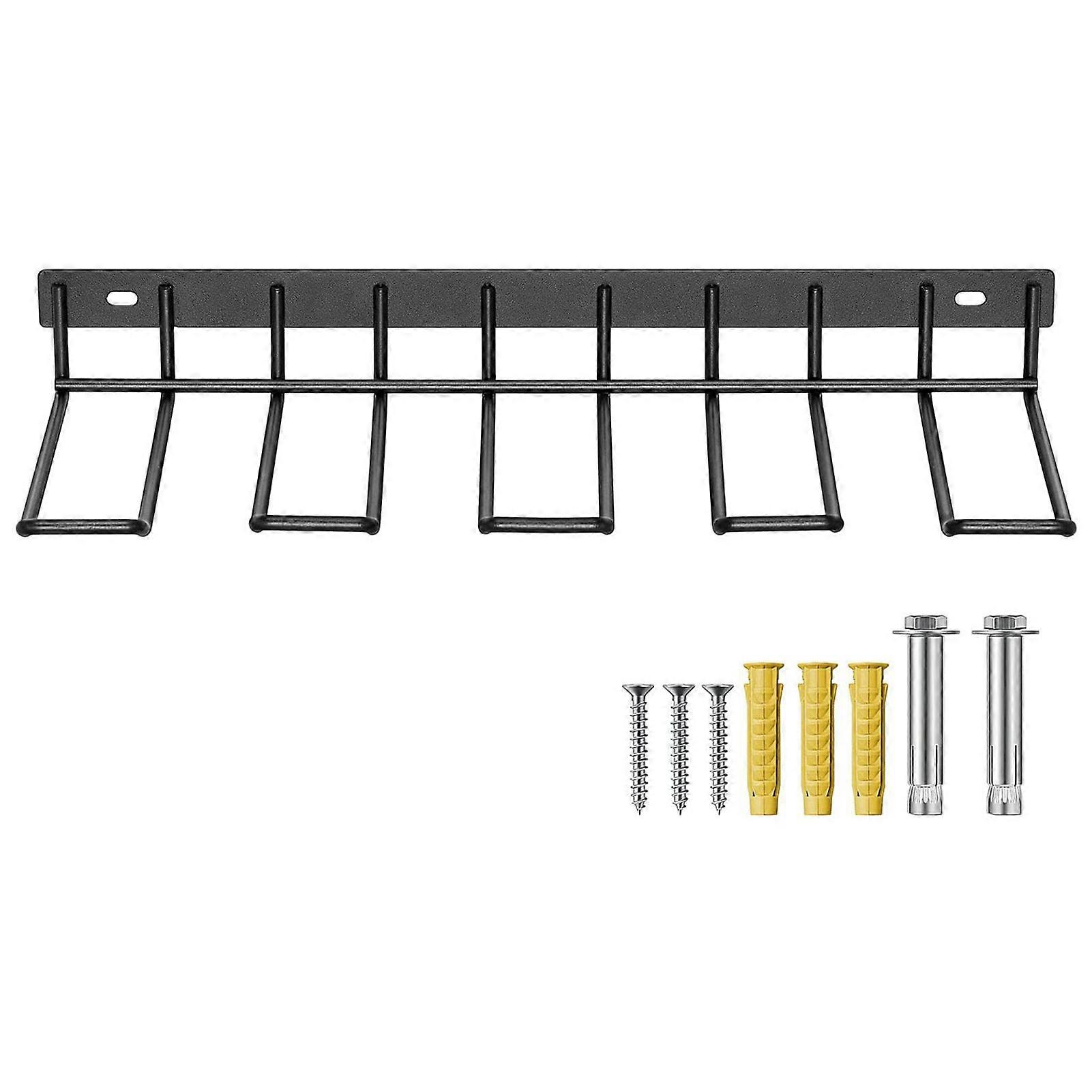 1-layer 4-slot Tool Shelf Tool Organizer Power Tool Storage Organizer Rack Wall Mount Tool Holder for Cordless Drill and Power Tools Storage Hanger Ga