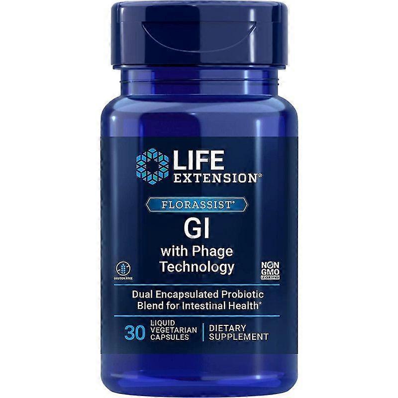 Life Extension Florassist GI with Phage Technology Vcaps 30
