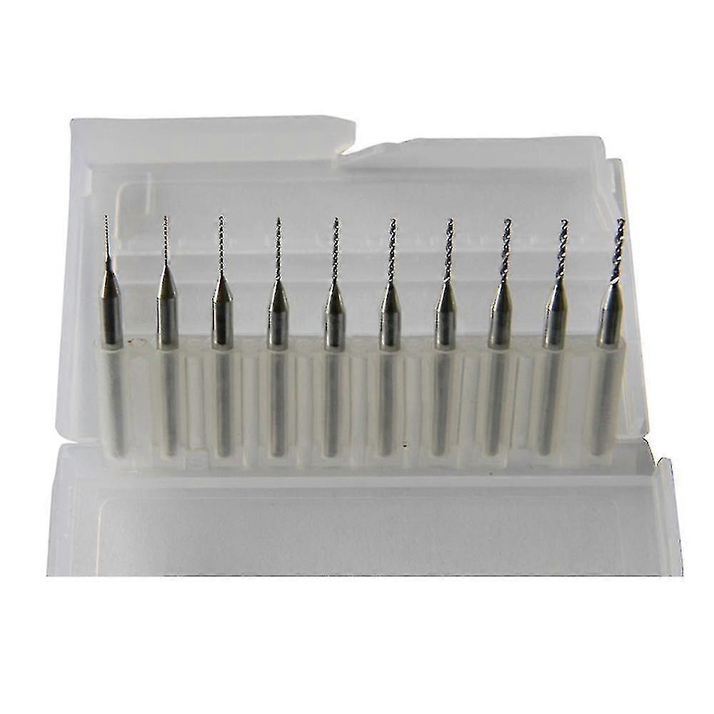 10 Pcs Carbide Micro Drill Bits Cnc Pcb Dremel