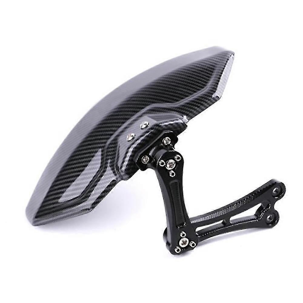 Motorcycle Rear Fender Wheel Mudguard Mud Flap Carbon Fiber Splash Guard Cover For Tires Below 14 I