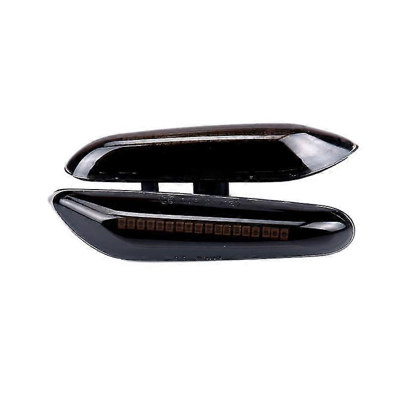 2pcs Led Dynamic Turn Signal Light Side Marker Sequential Blinker Lamp For - E46 E36 E60 E61 E90 E9 (haoyi)