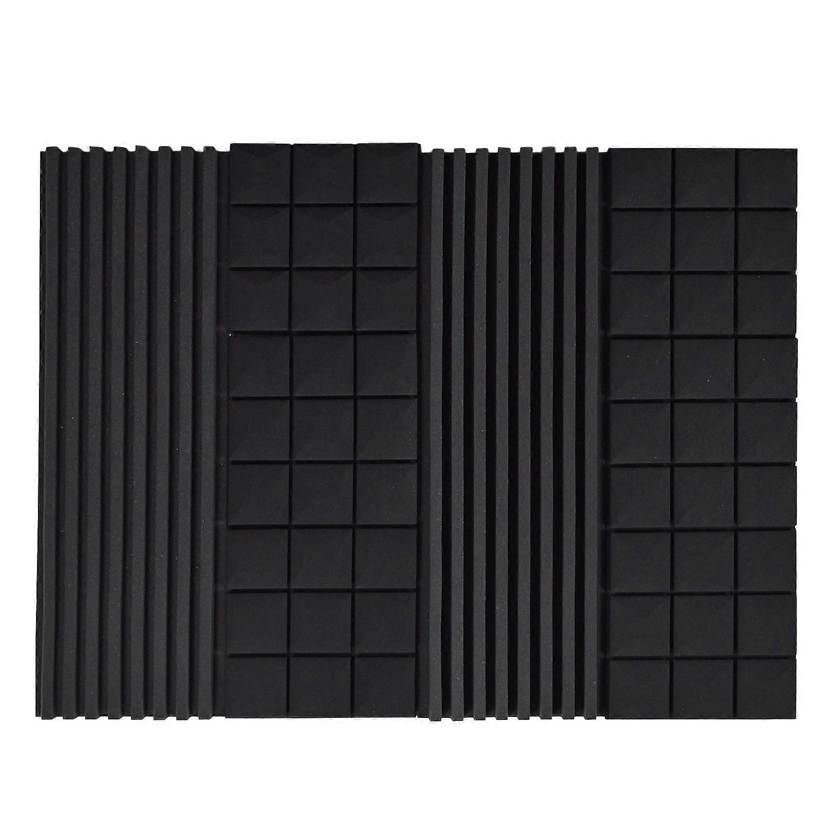 12pack Sound Proof Foam Panels For Walls Acoustic Panels Sound Absorbing Foam Padding For Decreasin