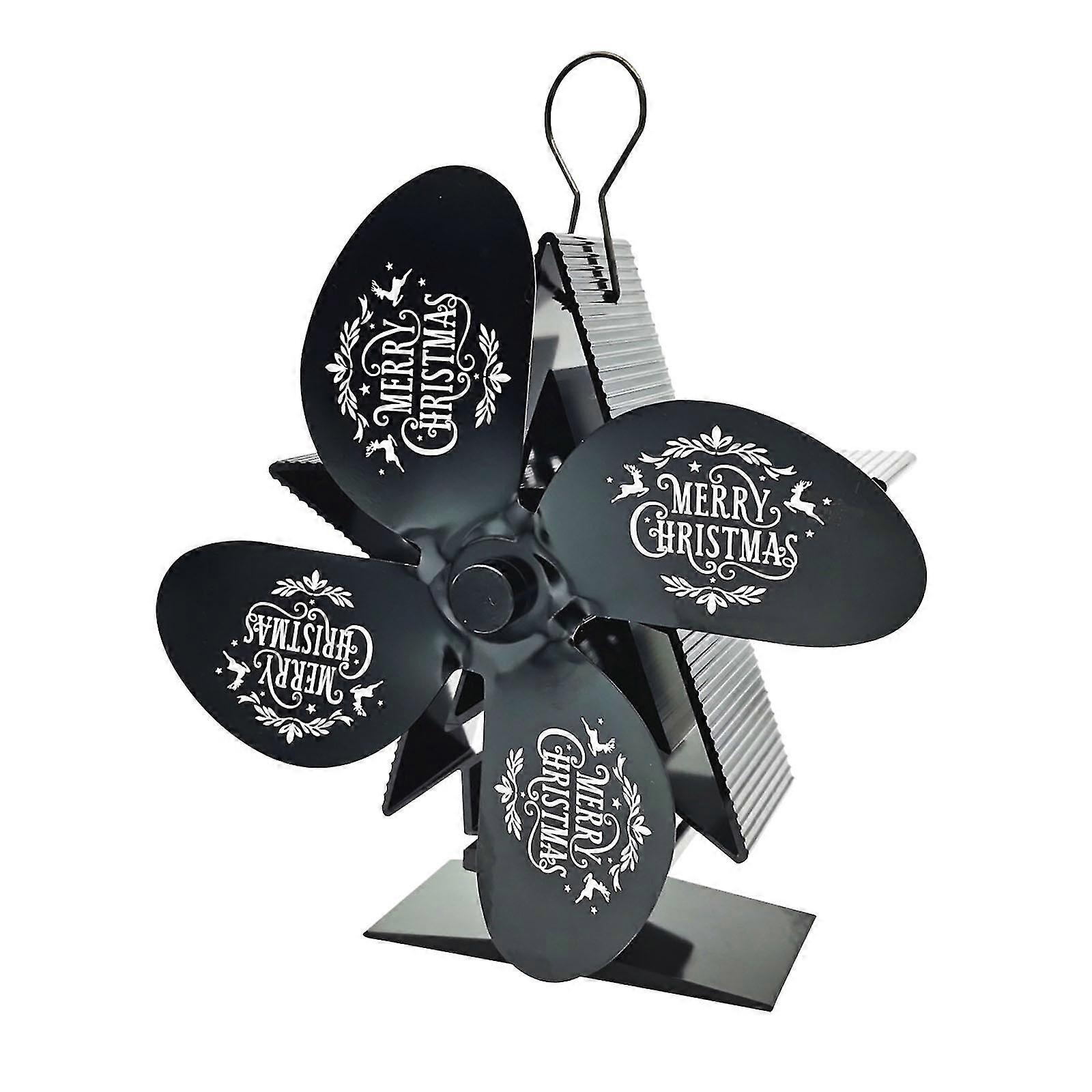 The Pattern Fireplace Fan Does Not Require Electrothermal Power Four Blade Metal Fan