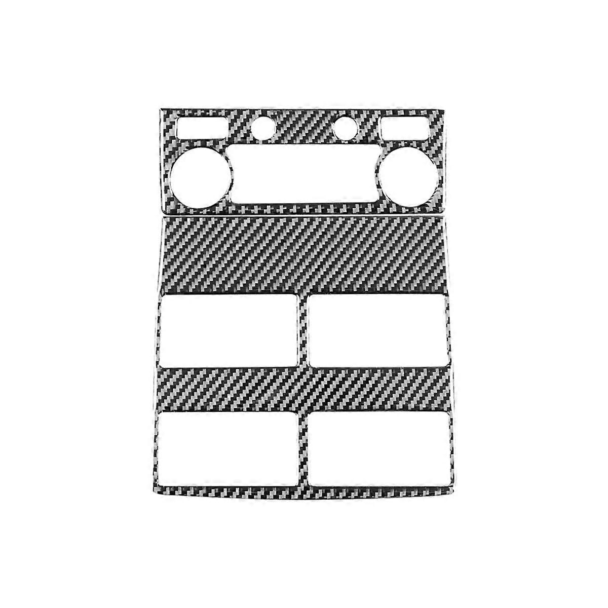 For 5 Series E60 2004-2007 Carbon Fiber Car Rear Roof Headlights Trim Reading Lamp Panel Interior A