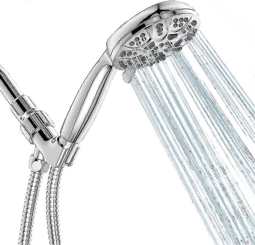 6 Functions High Pressure Handheld Shower Head High Flow Hand Held Showerhead