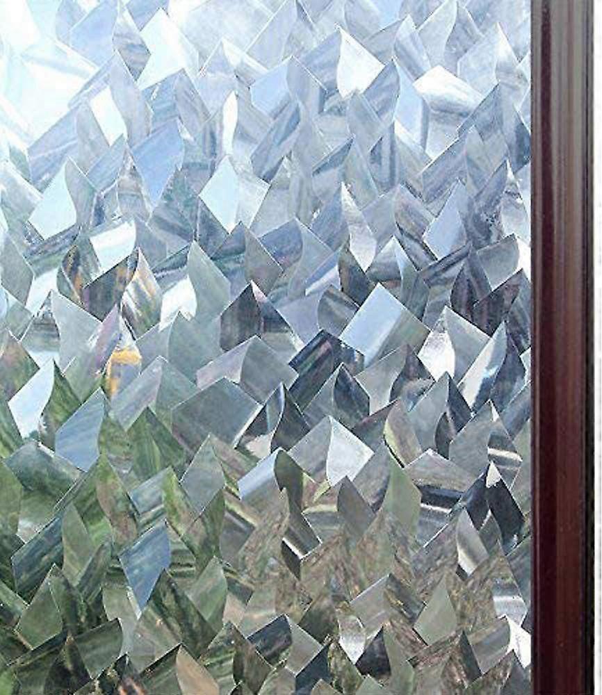Window Privacy Film, 3D Decorative Stained