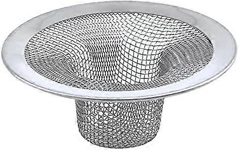 2.8" Top / 1.1" Basket, Stainless Steel Anti-Clogging Foor Drain Sink Filter, Sewer Slag Net, Washing Dish Filter, 1mm Drain Holes Around