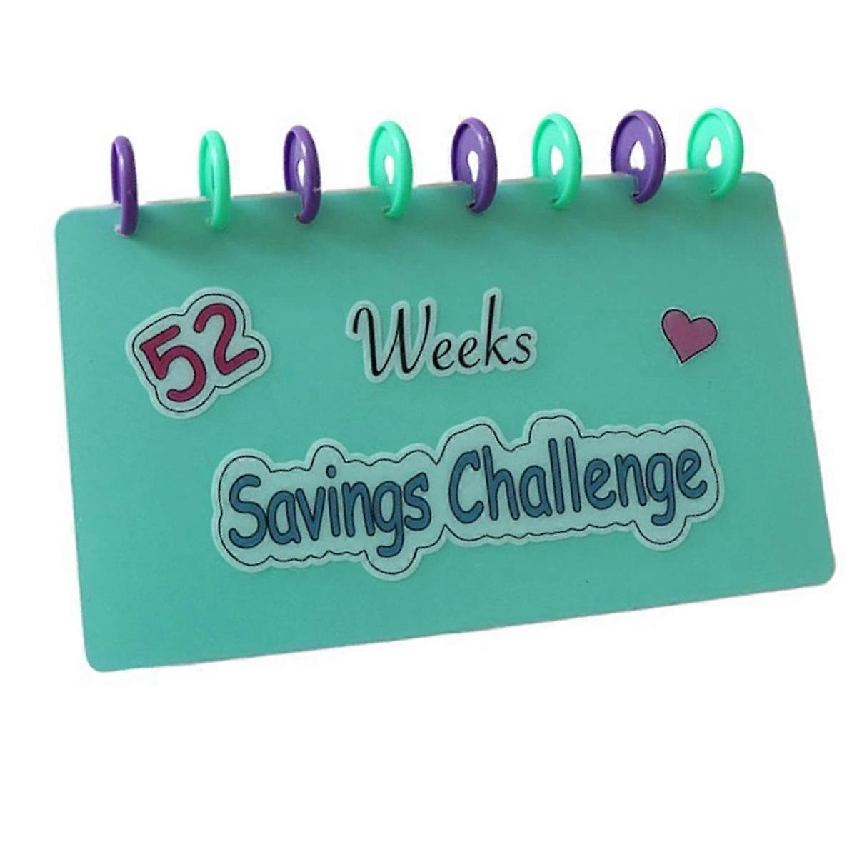 Budget Book, Saving Challenge Book of Money Organizer, 52 Weeks of Money Filling and Saving