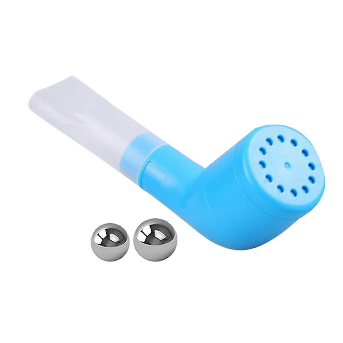 Mucus Removal Device Lung Expander Breathing Exercise Respiratory Phlegm Remover Clear -Blue