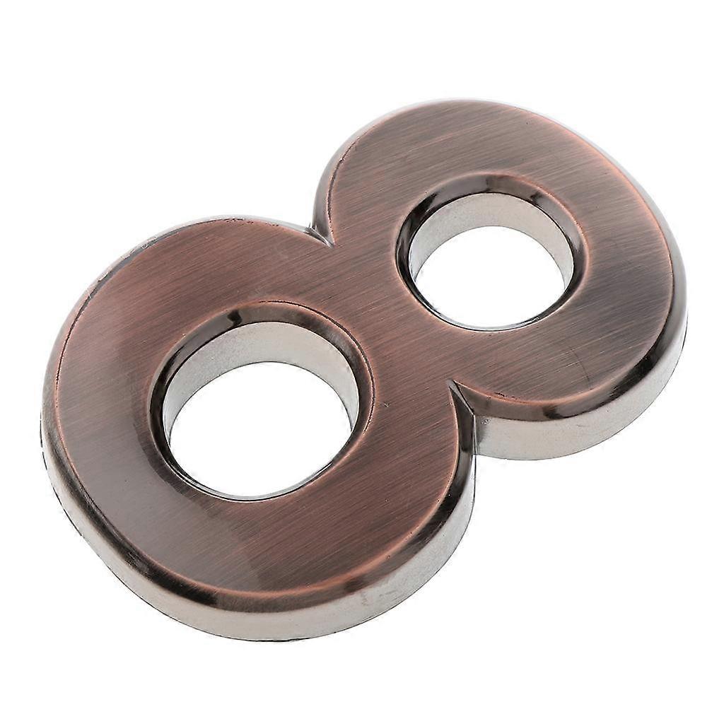 銅プラスチック粘着式ドア番号サイン粘着数字数字番号8