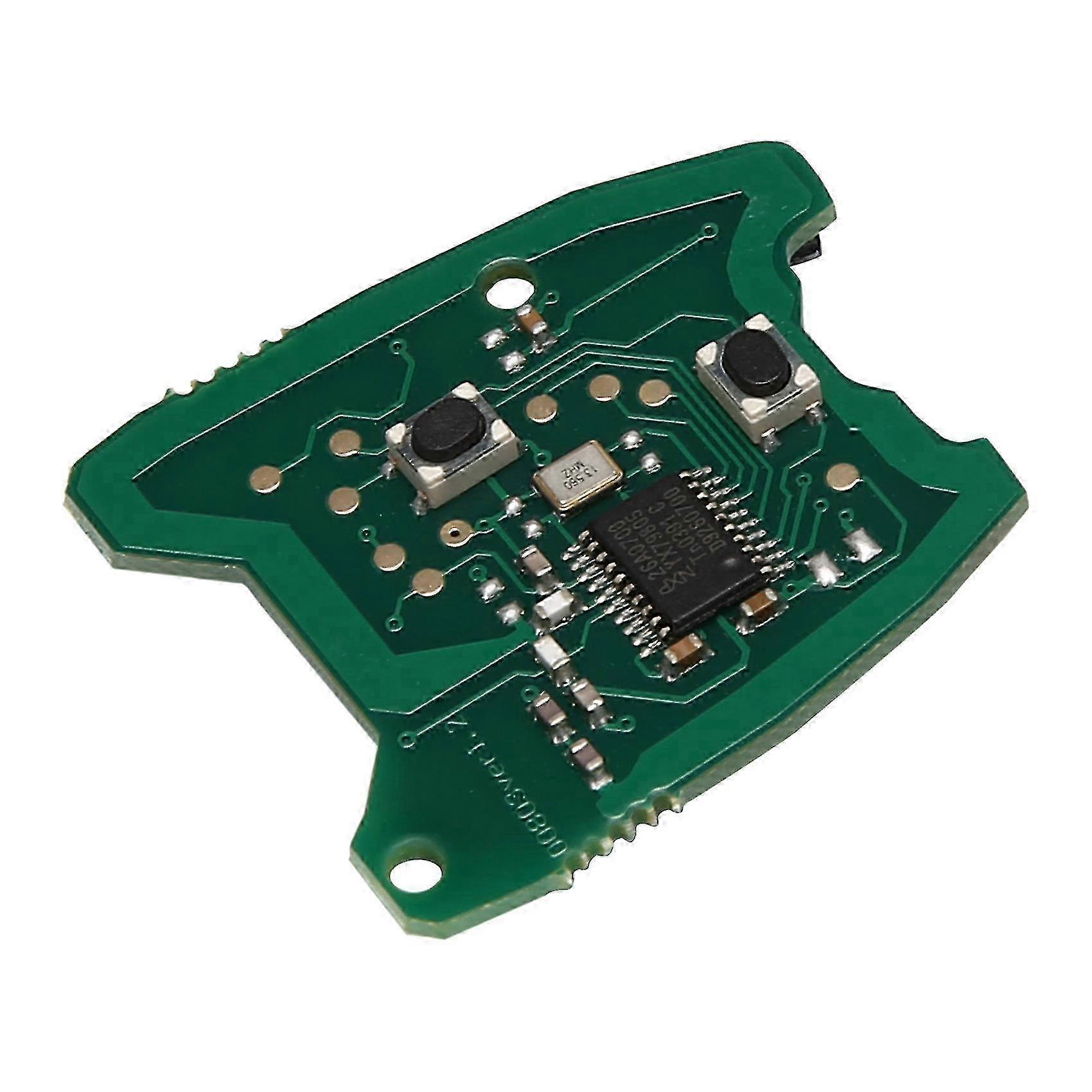 433MHz 2 Button Remote Key FOB Circuit Board for 307 / 2000-2017 73373067C