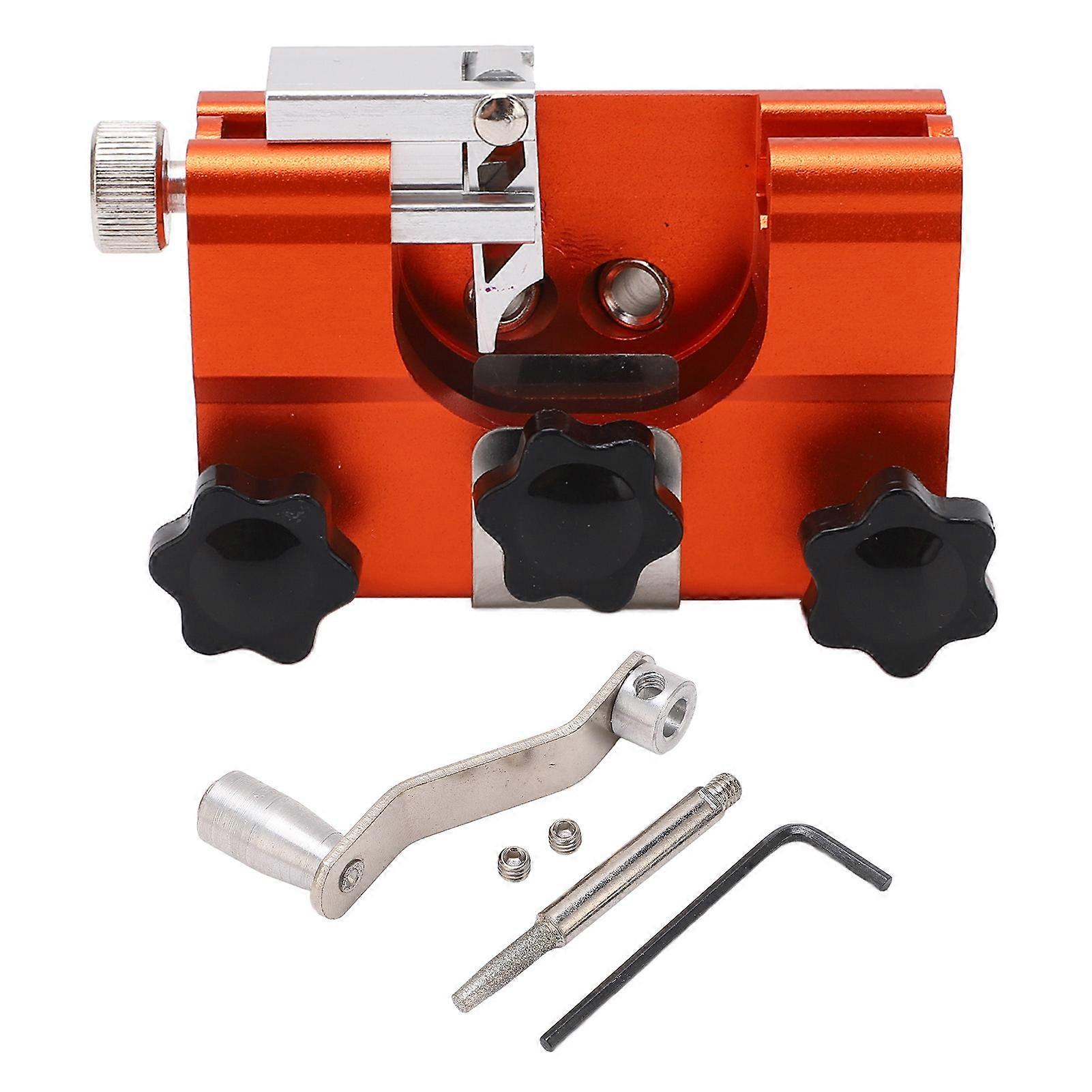 Manual Chainsaw Sharpener portabil Manual Chain Ascuțire Jig cu cap de șlefuire Rocker