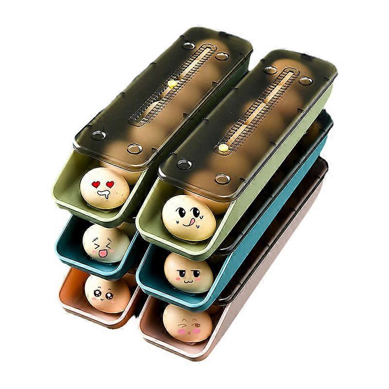Creative multifunctional stackable egg box refrigerator storage box