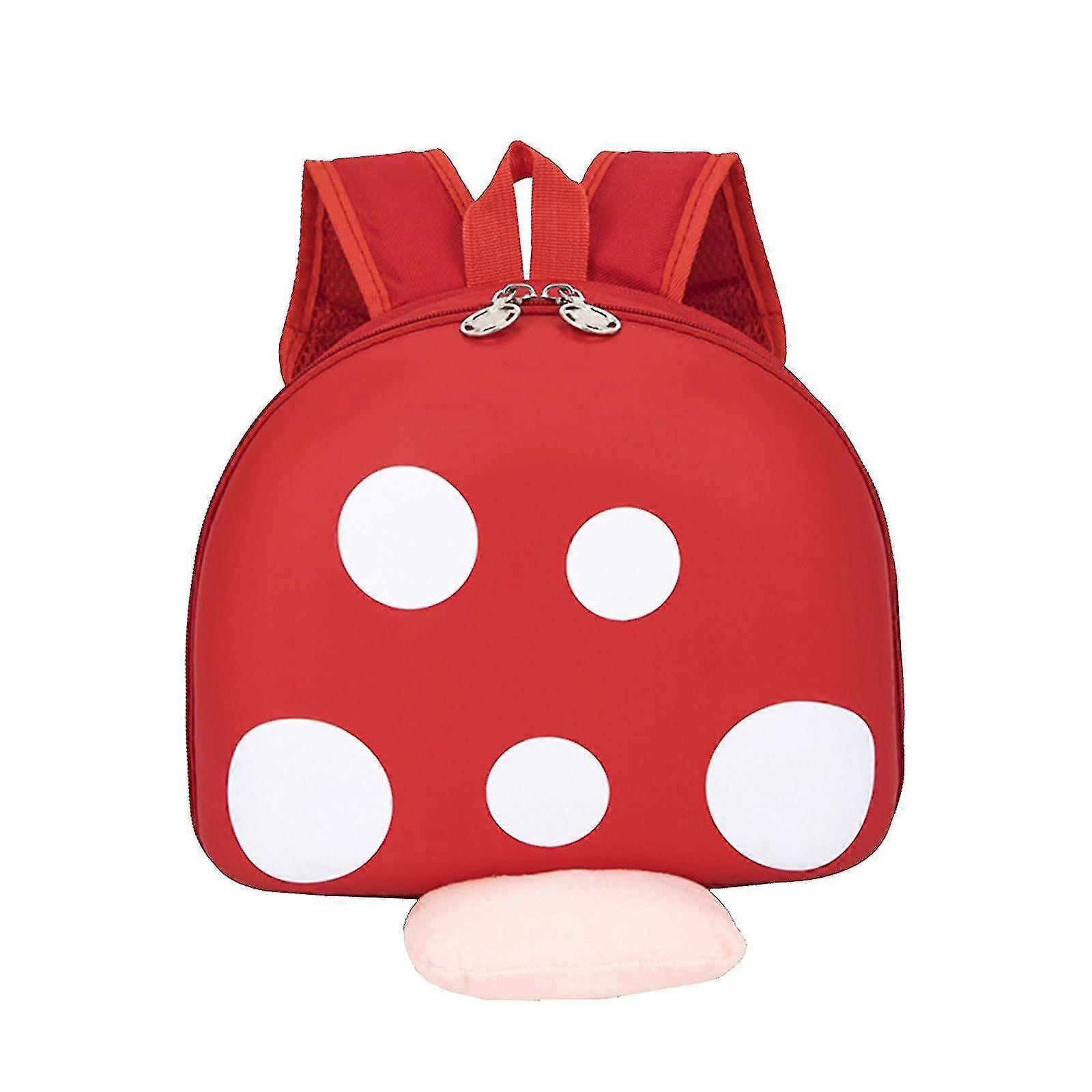 Mushrooms Elementary School Backpack Large Capacity Polyester School Bag