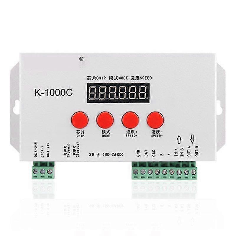 K-1000C Controller K1000C WS2812B WS2811 APA102 T1000S WS2813 LED 2048 Pixel Programm-Controller DC5