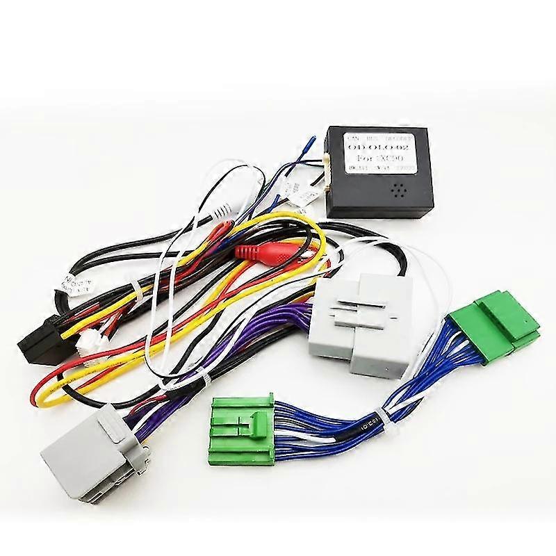 CANBus 16 Pin Plug to 14Pin Connector Audio RCA Input Car Android Cable Adapter for Volvo XC90 MK1