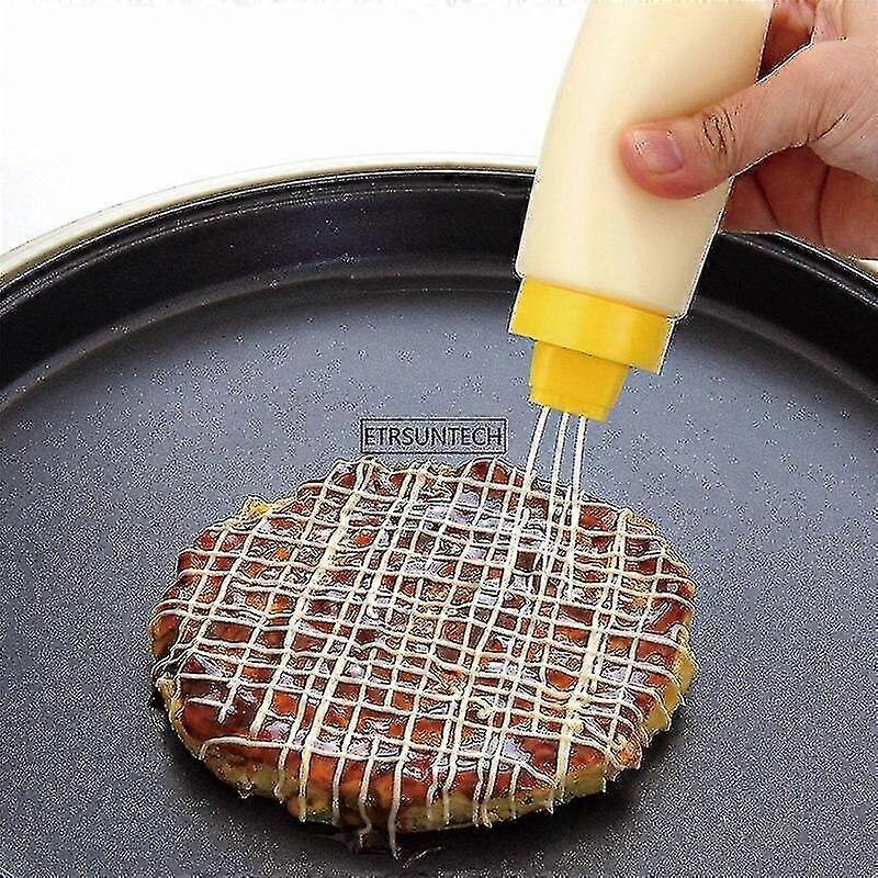 10pcs New Kitchen Plastic Squeeze Bottle