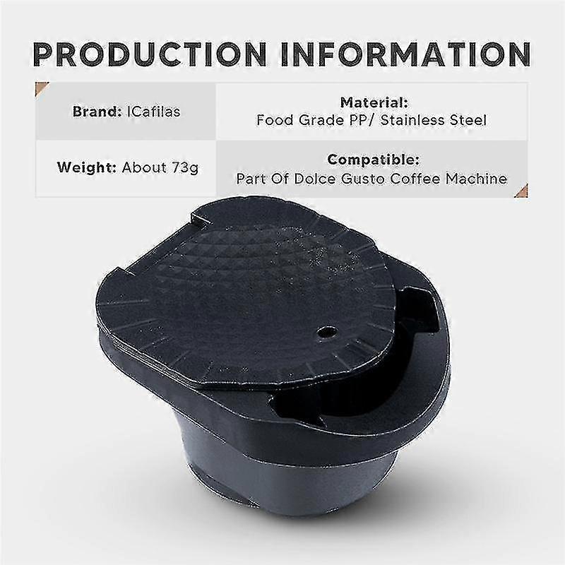 Capsule Adapter Compatible With Nespresso Convert Capsule To Dolce Gusto Holder