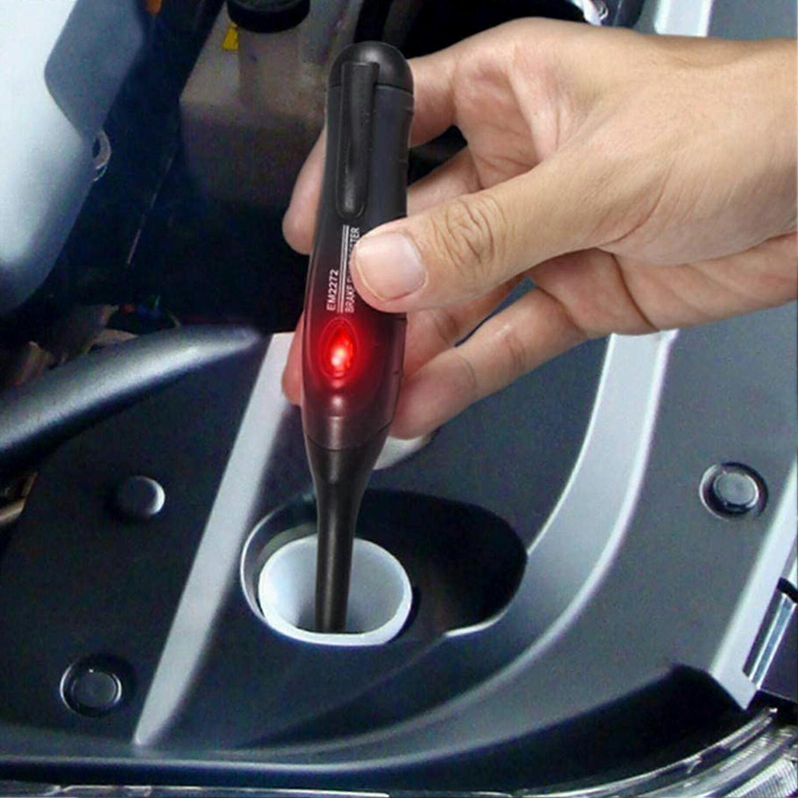 Brake Fluid Tester - Auto Vehicle - Water Moisture Test Tool - Compact Indicator