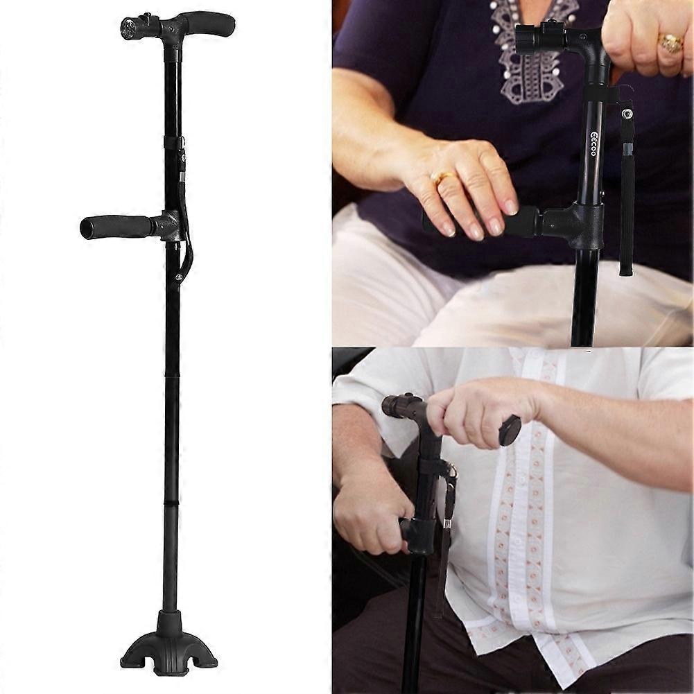 Folding Lightweight Walking Cane with LED Light and Cushion Handle