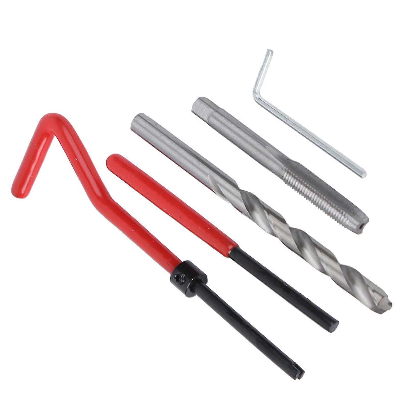 M7 Thread Repair Insert Kit - 25Pcs with Transparent Plastic Box for Processing Machinery