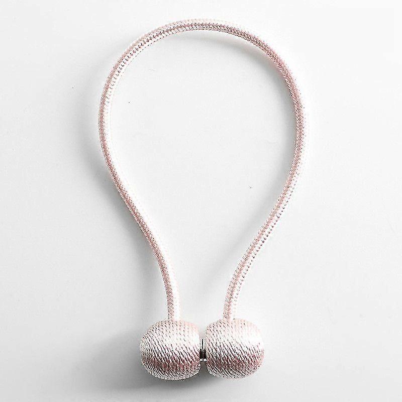 Magnetic Curtain Tiebacks Clips Curtain Buckles Holdbacks Binding Weaving Tie Band 2 Pieces
