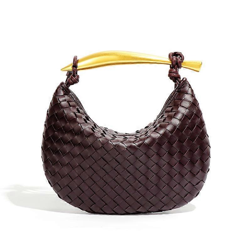 2024 Sardine Tote Taske Vævet Håndtaske Pu Læder Kvinders Fest Aften Clutch Tasker Damer Hobo Tote Taske