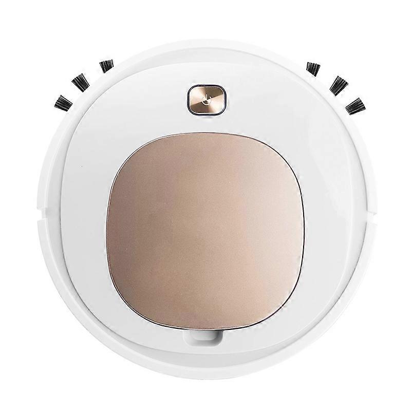 Household All-Round Cleaning Appliances Without Dead Ends Sweeping Robot Low Noise Bilateral Brush Gold