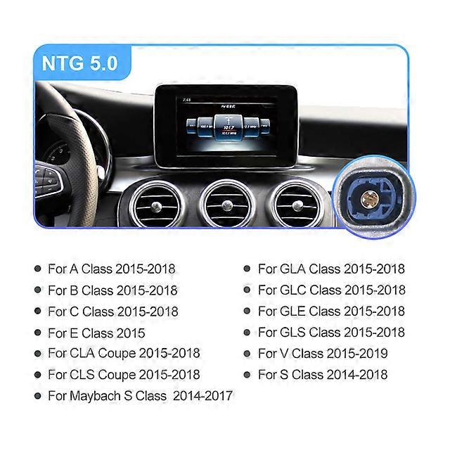 Drahtlose Carplay Android Auto-Modul-Decoder-Box für Mercedes C117 W176 W204 W205 W221 X156 GLS ML GLK Klasse NTG 4.5 4.7 5.0 4.0