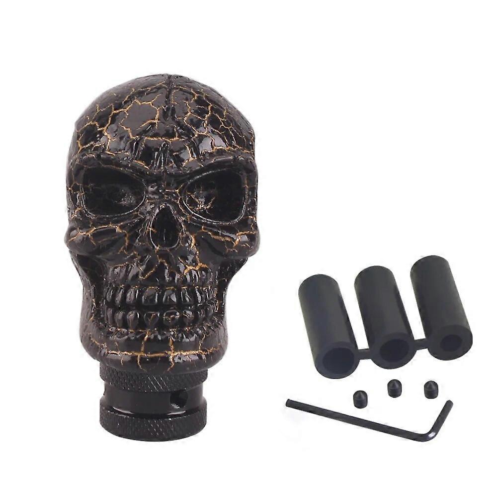 YOMI Skull Shape Head shift knob Car Accessories Decoration Car Manual Gear Stick Shifter Lever Knob gear shift knob