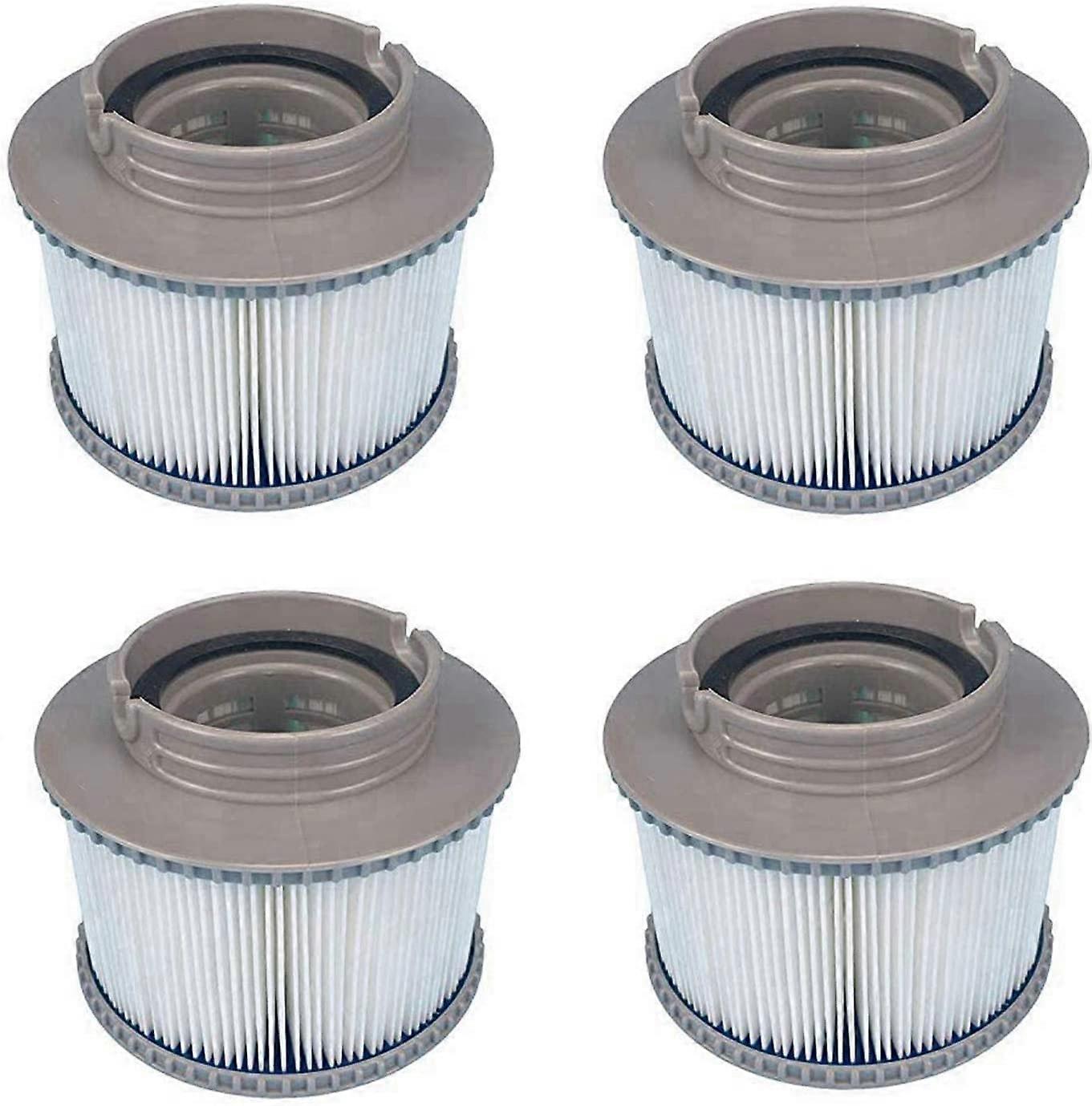 (4 pieces) MSPA Replacement Filter Cartridges for All Models Whirlpool Spas Swimming Pool,Filter Cartridges with Mesh for MSpa Hot Tubs Bubble Spa
