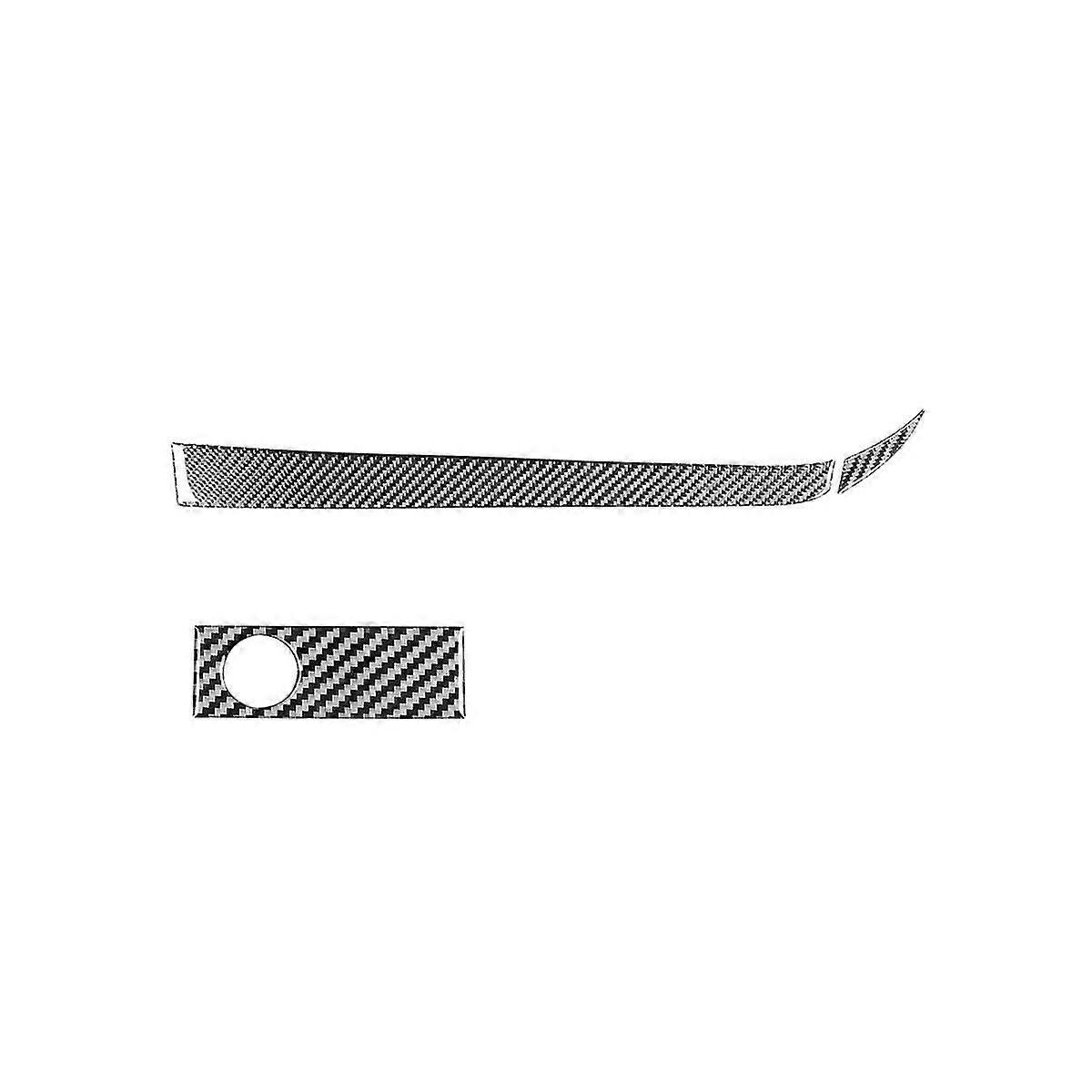 For Rx8 Rx-8 2004-2008 Carbon Fiber Storage Box Switch & Instrument Panel Cover Decoration Trim Sti