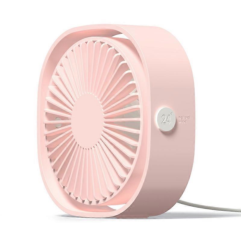 360 Degree Rotation  Wind 3 Speeds Mini USB Desktop Fan