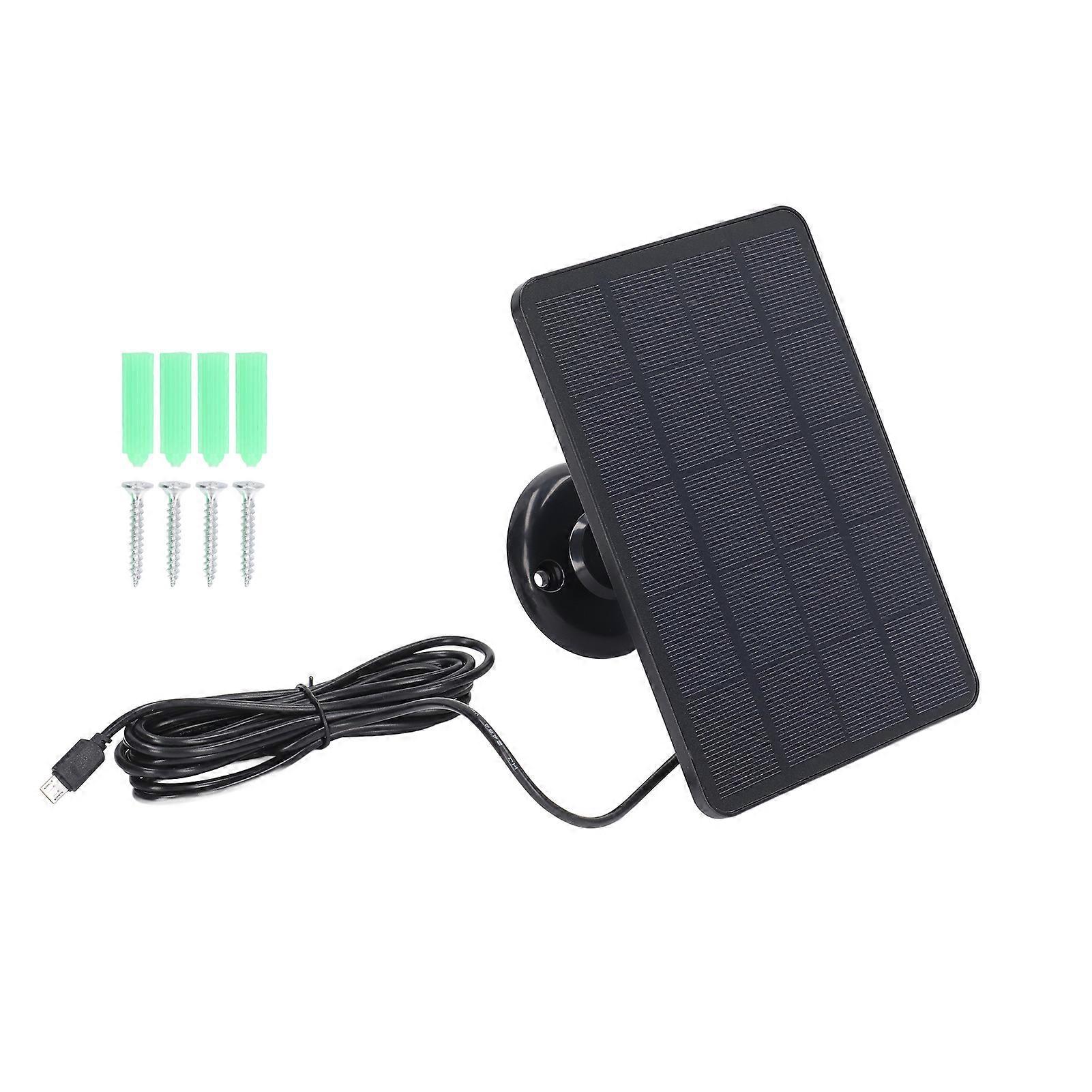Solar Panel 4W Battery Charger Micro USB Camera Charging Solar Panel for Appliances