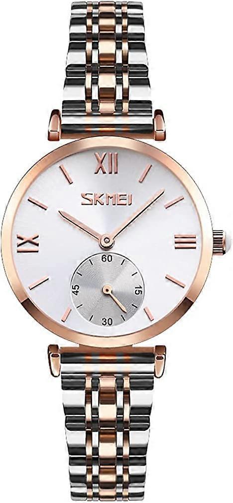 Uhren für Frauen Damen Weiblich Edelstahl Kleid Luxus Business