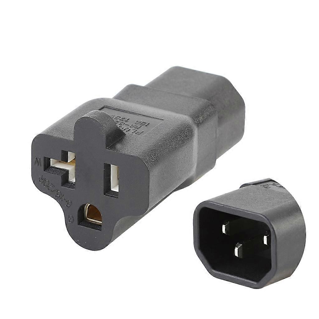 DIY Rewirable Power Connector Adaptor IEC320 C14 Male to Nema 5-15/20R Female