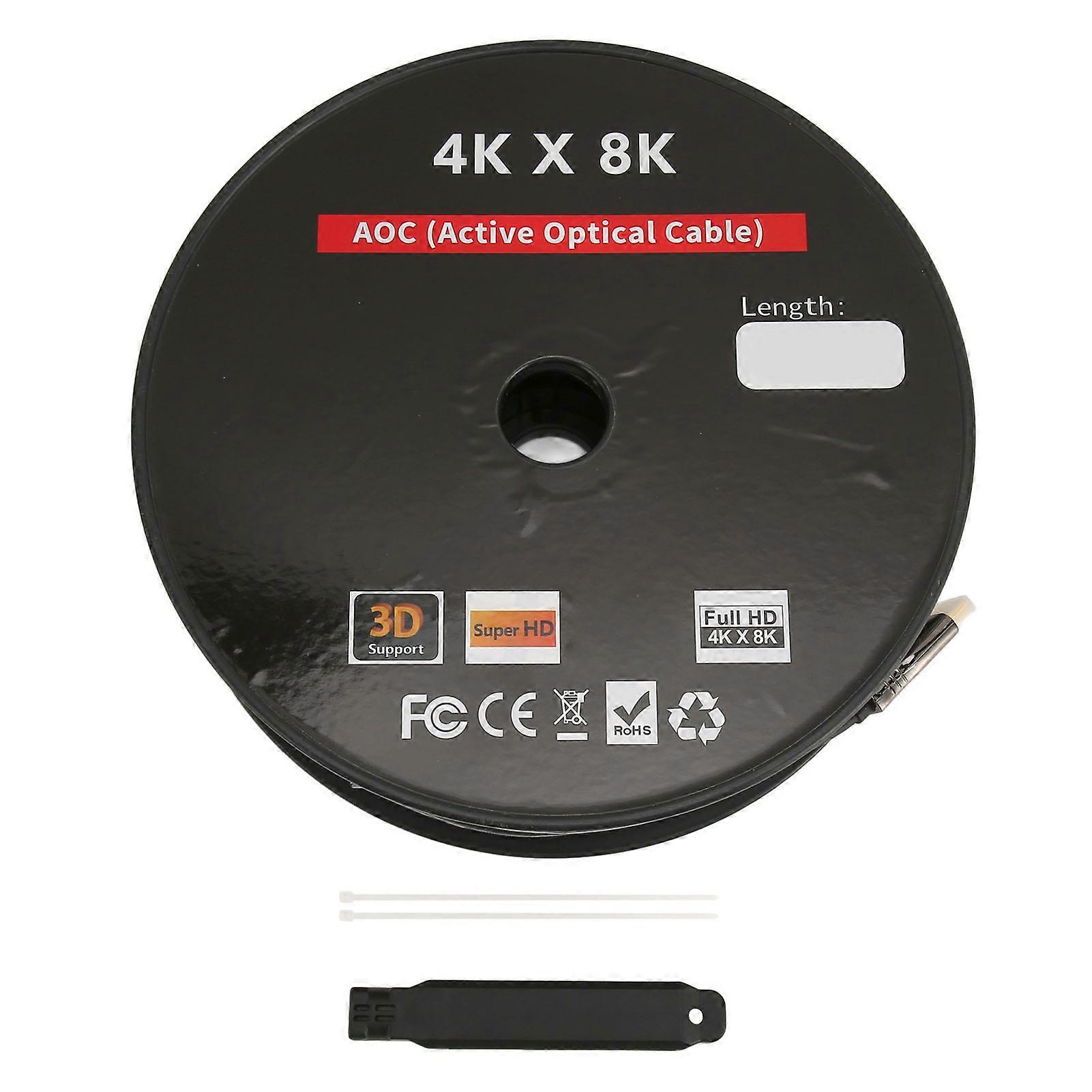 HD Multimedia Interface Cable Professional 18Gbps 4K Fiber Optic HD Multimedia Interface Cable for HDTV 150