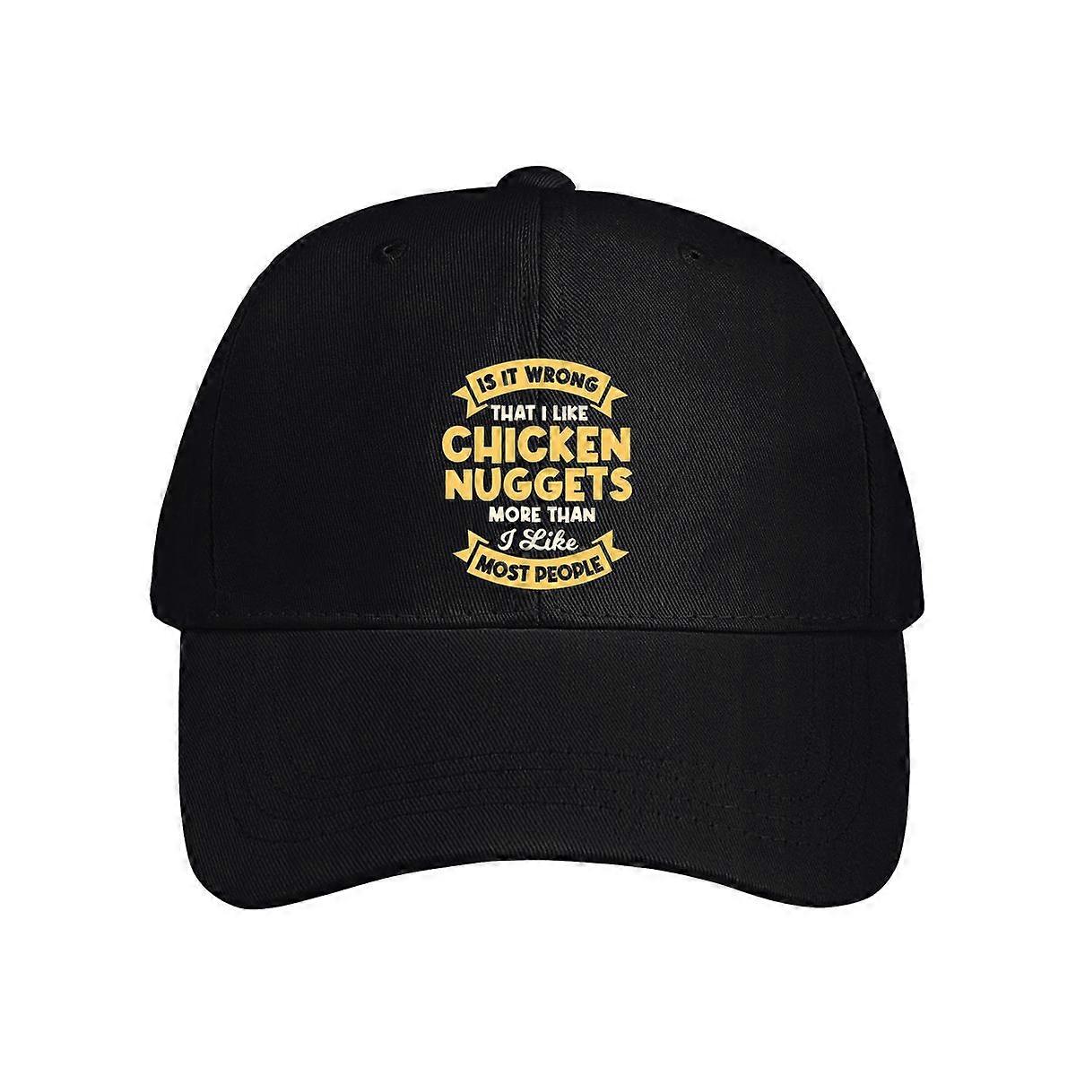 Is It Wrong That I Like Chicken Nuggets Baseball Cap