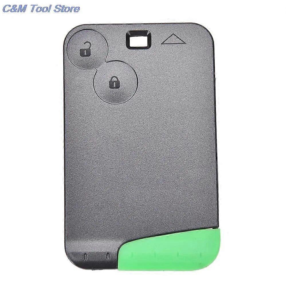 Replacement 2 button Key Card Shell/Case +Blank Blade FOR Renault Laguna