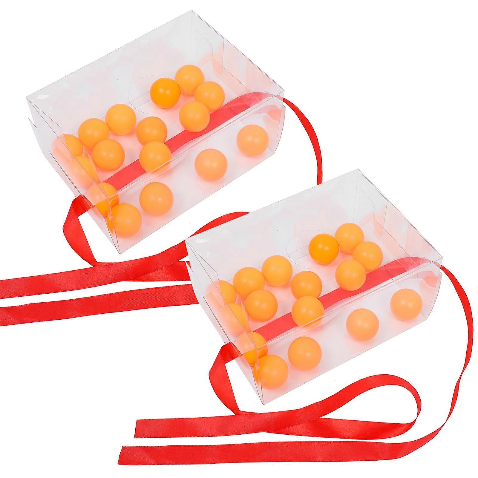 2 Sets Ping-pong Ball Prop Party Game Prop Adults Interactive Game Supply