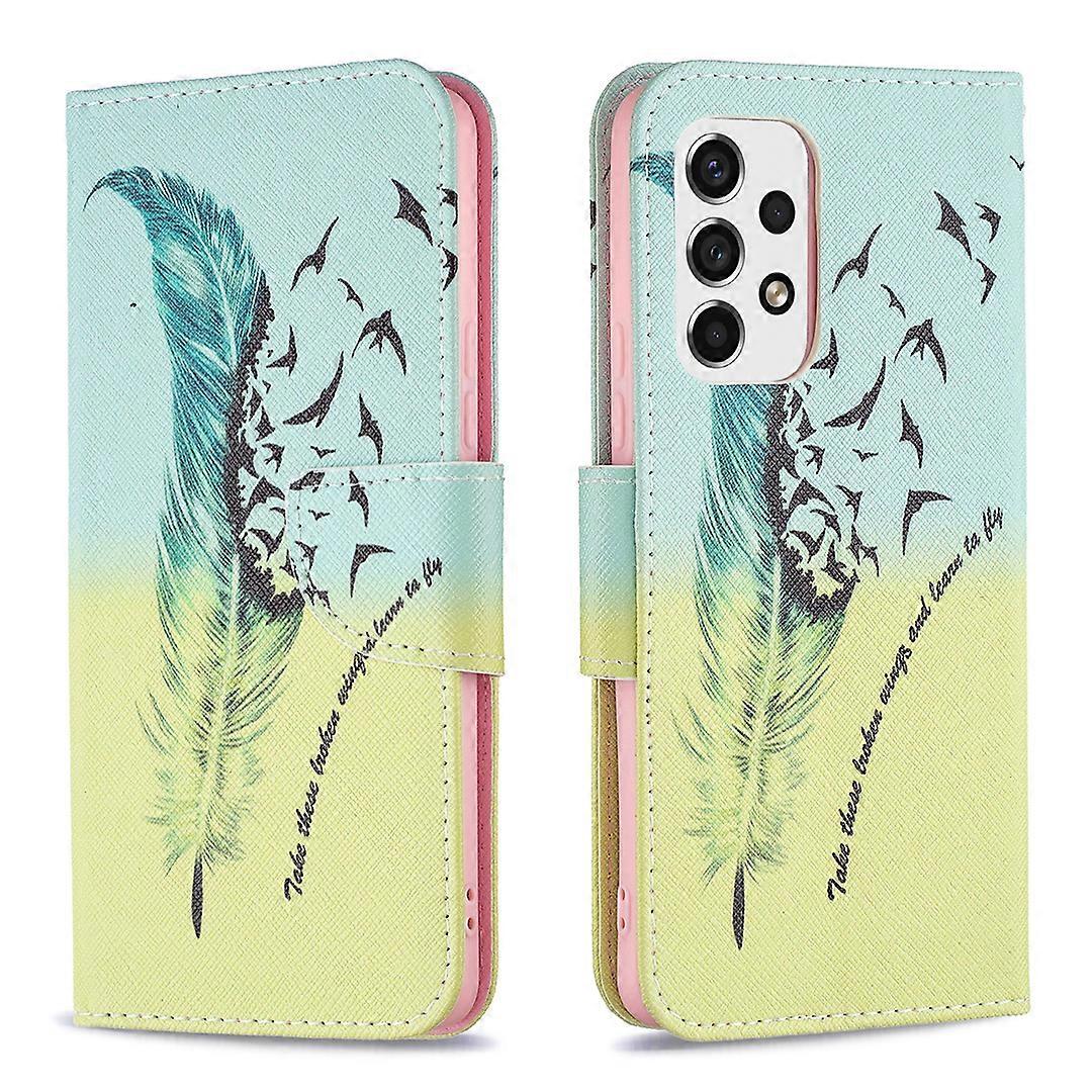 PU Leather Folio Flip Adjustable Viewing Stand Wallet Cover Phone Case for Samsung Galaxy A53 5G