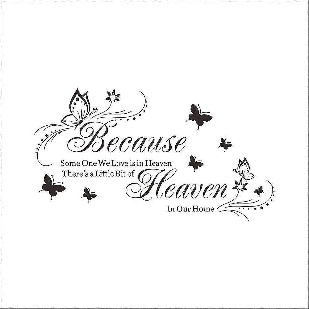 heaven In Our Home S Quotes And Sayings Wall Decals Art Decor For Bedroom  Living Room | Fruugo TR, image size:1001x1001