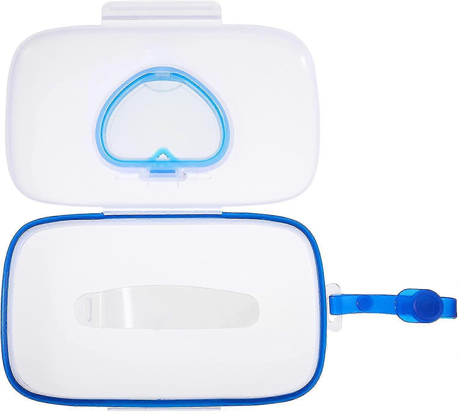 2pcs Wet Wipes Box (blanco + azul)
