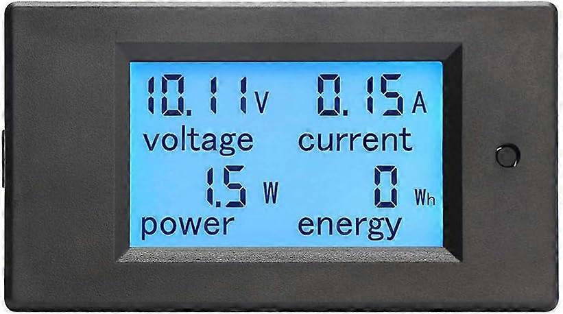 Amp Volt Meter Ammeter Voltmeter Digital 12V DC 6.5-100V 20A, Voltage Current Power Energy Display P