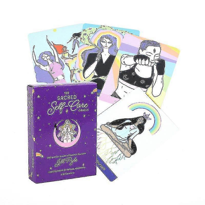 Spiritsong Tarot Cards Deck Games Oracle Party Playing Card English Tarot Table Board Game Divination Fate Entertainment55pcs Ts34