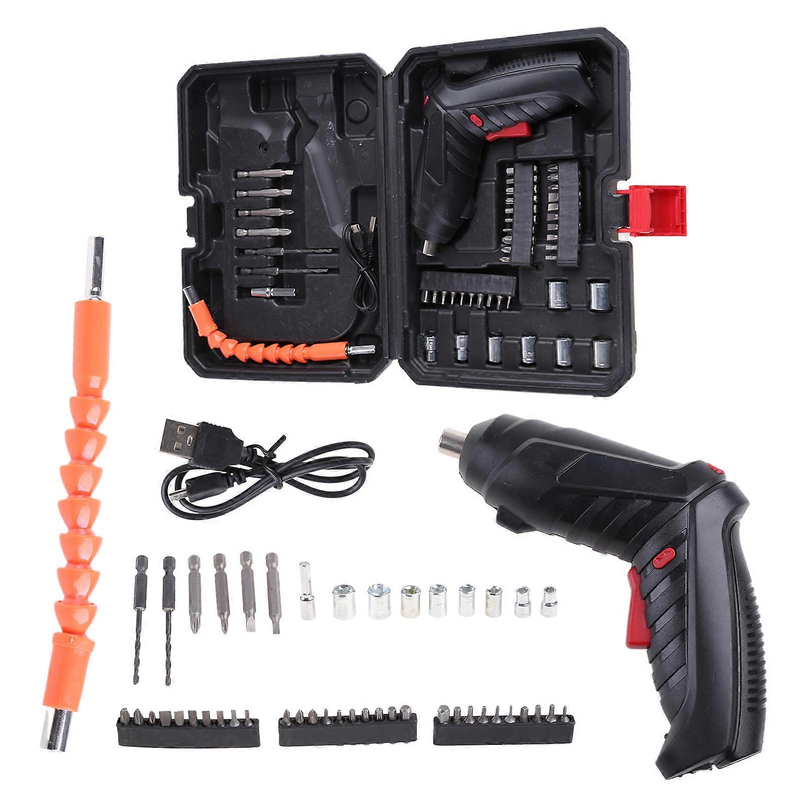 Cordless Electric 4V Rechargeable Screwdriver and 4V Rotary Tool Combo Kit