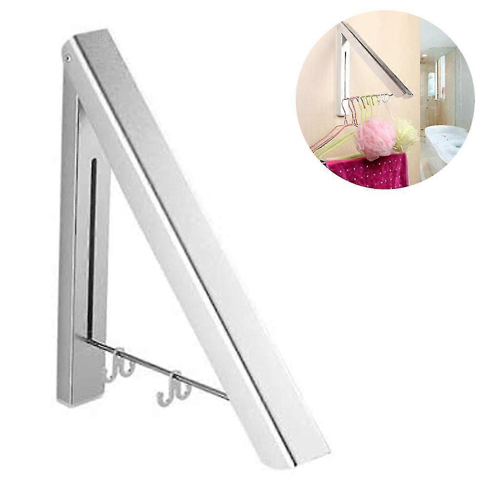 Retractable Clothes Rack,wall Mounted Folding Clothes Hanger Rack