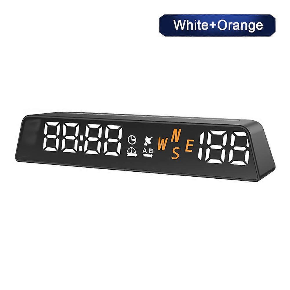 Vjoycar Car GPS HUD Guage Digital Speedometer Display for All Cars Electronic Acessories Time Altitude Compass Overspeed Alarm